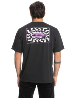 Quiksilver Spiky Twist Short Sleeve T-Shirt In Black -Quiksilver 959057830 3 720x928