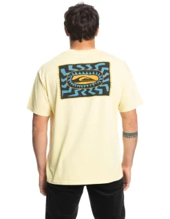 Quiksilver Spiky Twist Short Sleeve T-Shirt In Pale Banana -Quiksilver 959057920 3 720x928