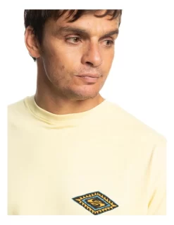 Quiksilver Spiky Twist Short Sleeve T-Shirt In Pale Banana -Quiksilver 959057920 4 720x928