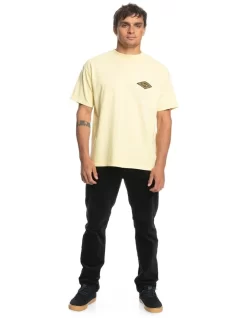 Quiksilver Spiky Twist Short Sleeve T-Shirt In Pale Banana -Quiksilver 959057920 5 720x928