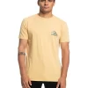 Quiksilver Melting Globe Short Sleeve T-Shirt In Ochre -Quiksilver 959058010 1 720x928