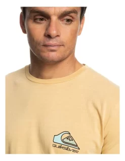 Quiksilver Melting Globe Short Sleeve T-Shirt In Ochre -Quiksilver 959058010 4 720x928