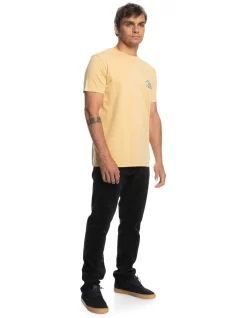 Quiksilver Melting Globe Short Sleeve T-Shirt In Ochre -Quiksilver 959058010 5 720x928