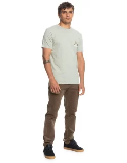 Quiksilver Island Time Short Sleeve T-Shirt In Desert Sage -Quiksilver 959058100 5 720x928