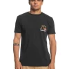 Quiksilver Island Time Short Sleeve T-Shirt In Black -Quiksilver 959058190 1 720x928