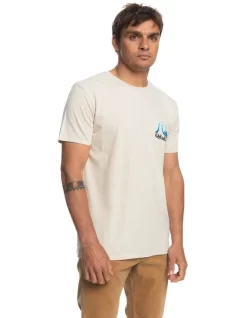 Quiksilver Island Time Short Sleeve T-Shirt In Birch -Quiksilver 959058280 2 720x928