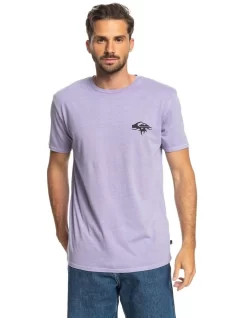Quiksilver Another Side Short Sleeve T-Shirt In Purple Haze