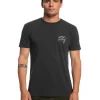 Quiksilver Naive Wave Short Sleeve T-Shirt In Black -Quiksilver 959058550 1 720x928