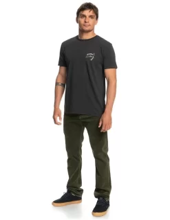 Quiksilver Naive Wave Short Sleeve T-Shirt In Black -Quiksilver 959058550 5 720x928