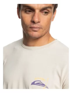 Quiksilver Naive Wave Short Sleeve T-Shirt In Birch -Quiksilver 959058640 4 720x928