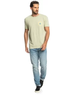 Quiksilver Moon Groove Short Sleeve T-Shirt In Desert Sage -Quiksilver 959058730 5 720x928