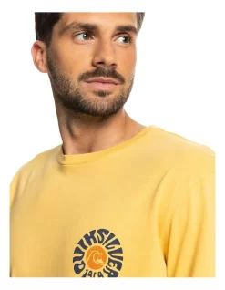 Quiksilver Moon Groove Short Sleeve T-Shirt In Ochre -Quiksilver 959058820 3 720x928