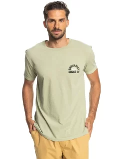 Quiksilver Naturally Quik Short Sleeve T-Shirt In Desert Sage