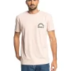 Quiksilver Naturally Quik Short Sleeve T-Shirt In Peach Whip