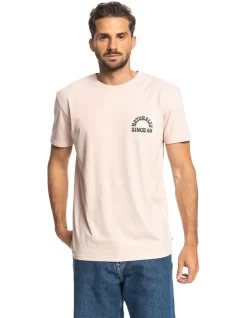 Quiksilver Naturally Quik Short Sleeve T-Shirt In Peach Whip