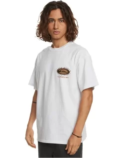 Quiksilver Mongrel Spikey Short Sleeve T-Shirt In White -Quiksilver 959059270 3 720x928