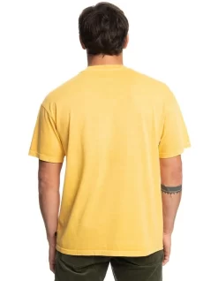 Quiksilver Stretch Out Short Sleeve Tee T-Shirt In Golden Rod -Quiksilver 959059540 3 720x928