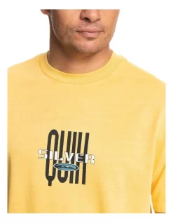 Quiksilver Stretch Out Short Sleeve Tee T-Shirt In Golden Rod -Quiksilver 959059540 4 720x928