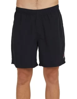 Quiksilver Focus Elasticated Shorts In Black