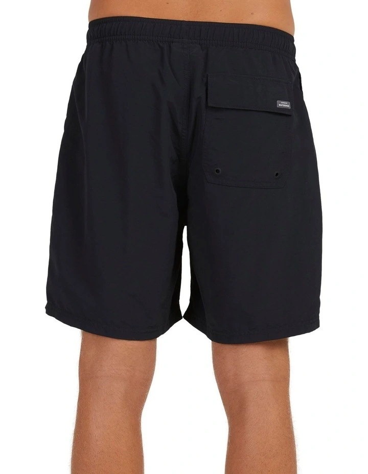 Quiksilver Focus Elasticated Shorts In Black 5 Quiksilver Focus Elasticated Shorts In Black - Image 3