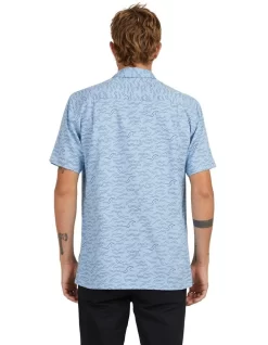 Quiksilver Seachange Shirt In Dusk Blue -Quiksilver 959060350 3 720x928