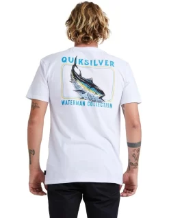 Quiksilver Blue Dreams Short Sleeve T-Shirt In White -Quiksilver 959060620 3 720x928