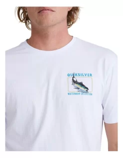Quiksilver Blue Dreams Short Sleeve T-Shirt In White -Quiksilver 959060620 4 720x928