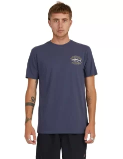 Quiksilver Deep Water Short Sleeve T-Shirt In Odyssey Gray