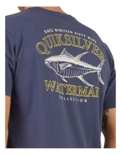 Quiksilver Deep Water Short Sleeve T-Shirt In Odyssey Gray -Quiksilver 959060800 4 720x928
