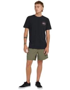 Quiksilver Deep Water Short Sleeve T-Shirt In Black -Quiksilver 959060890 5 720x928