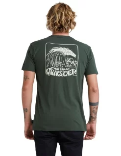 Quiksilver Hillside Swell Short Sleeve T-Shirt In Thyme -Quiksilver 959060980 3 720x928