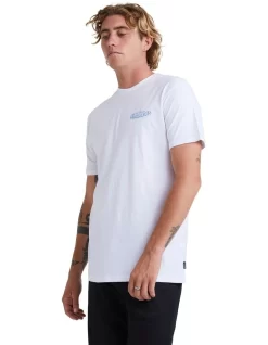 Quiksilver Hillside Swell Short Sleeve T-Shirt In White -Quiksilver 959061070 2 720x928