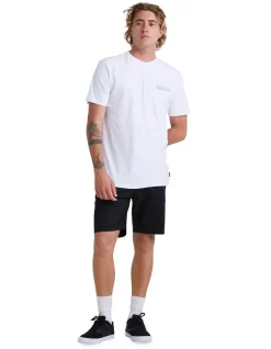 Quiksilver Hillside Swell Short Sleeve T-Shirt In White -Quiksilver 959061070 5 720x928