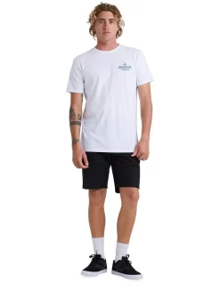 Quiksilver Drop Anchor Short Sleeve T-Shirt In White -Quiksilver 959061160 5 720x928