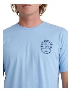 Quiksilver Line Dropper Short Sleeve T-Shirt In Dusk Blue 10 Quiksilver Line Dropper Short Sleeve T-Shirt In Dusk Blue -Quiksilver 959061250 4 720x928