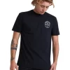 Quiksilver Line Dropper Short Sleeve T-Shirt In Black -Quiksilver 959061340 1 720x928