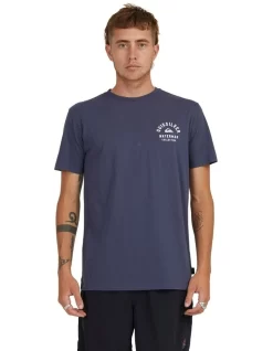 Quiksilver Flow Drip Short Sleeve T-Shirt In Odyssey Gray