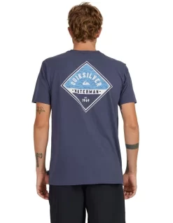 Quiksilver Flow Drip Short Sleeve T-Shirt In Odyssey Gray -Quiksilver 959061520 3 720x928