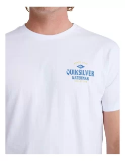 Quiksilver Flow Drip Short Sleeve T-Shirt In White -Quiksilver 959061610 4 720x928