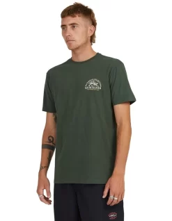 Quiksilver Hammered Short Sleeve T-Shirt In Thyme -Quiksilver 959061700 2 720x928