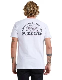 Quiksilver Hammered Short Sleeve T-Shirt In White -Quiksilver 959061790 3 720x928