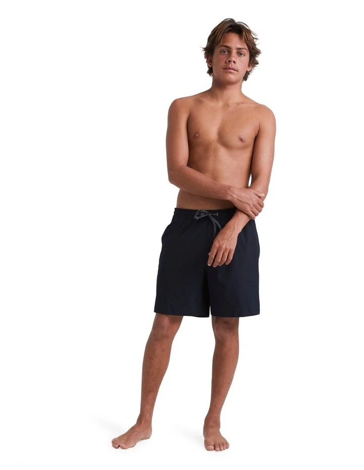 Stab X Quiksilver Volley 17" Shorts In Black 8 Stab X Quiksilver Volley 17" Shorts In Black - Image 6