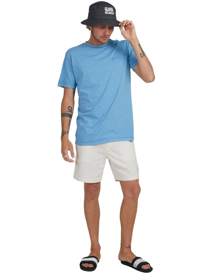 Quiksilver Glaze T-Shirt In Heritage Blue 3 Quiksilver Glaze T-Shirt In Heritage Blue