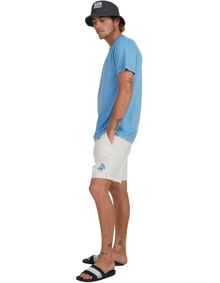 Quiksilver Glaze T-Shirt In Heritage Blue 4 Quiksilver Glaze T-Shirt In Heritage Blue - Image 2