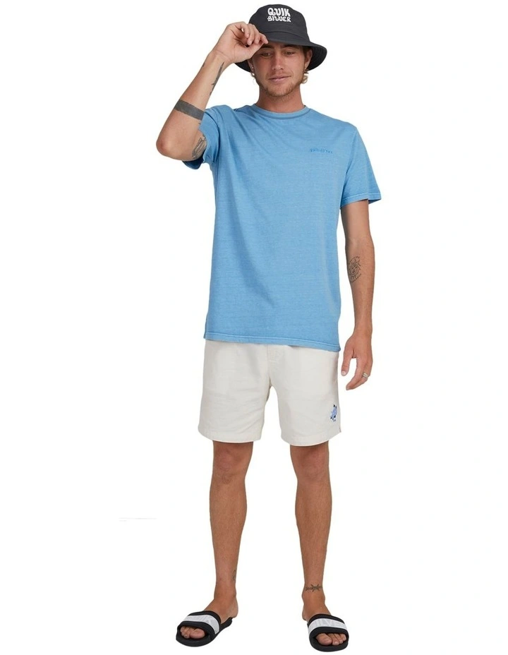 Quiksilver Glaze T-Shirt In Heritage Blue 7 Quiksilver Glaze T-Shirt In Heritage Blue - Image 5