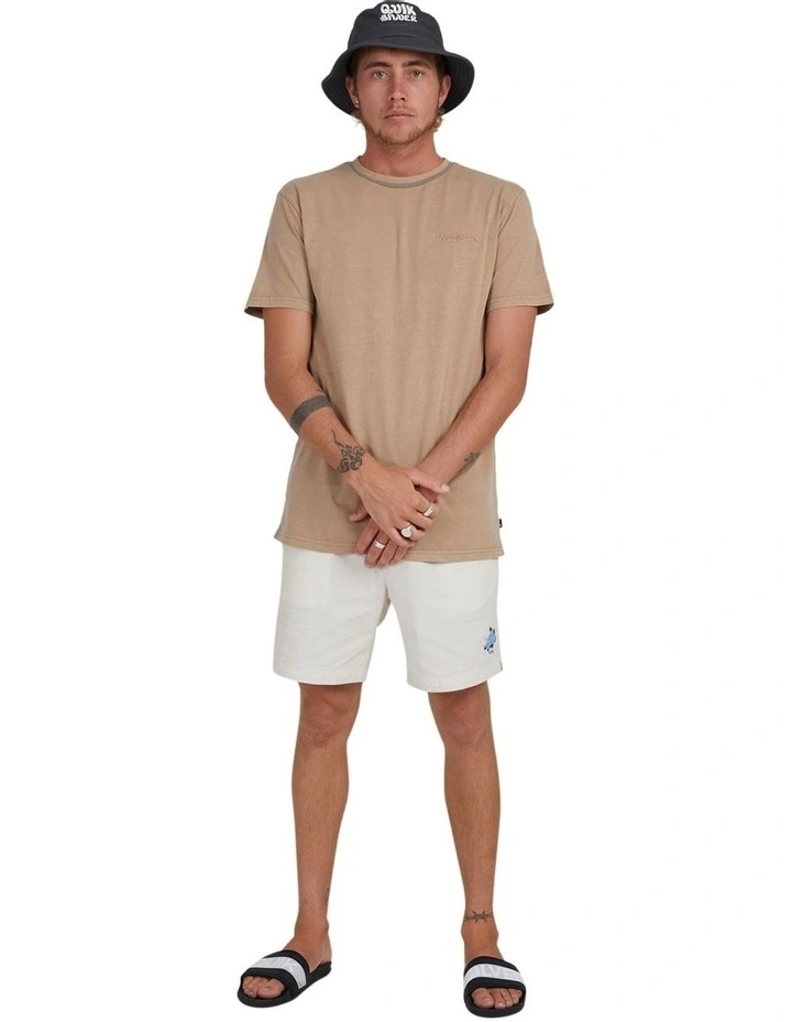 Quiksilver Glaze T-Shirt In Tannin 3 Quiksilver Glaze T-Shirt In Tannin