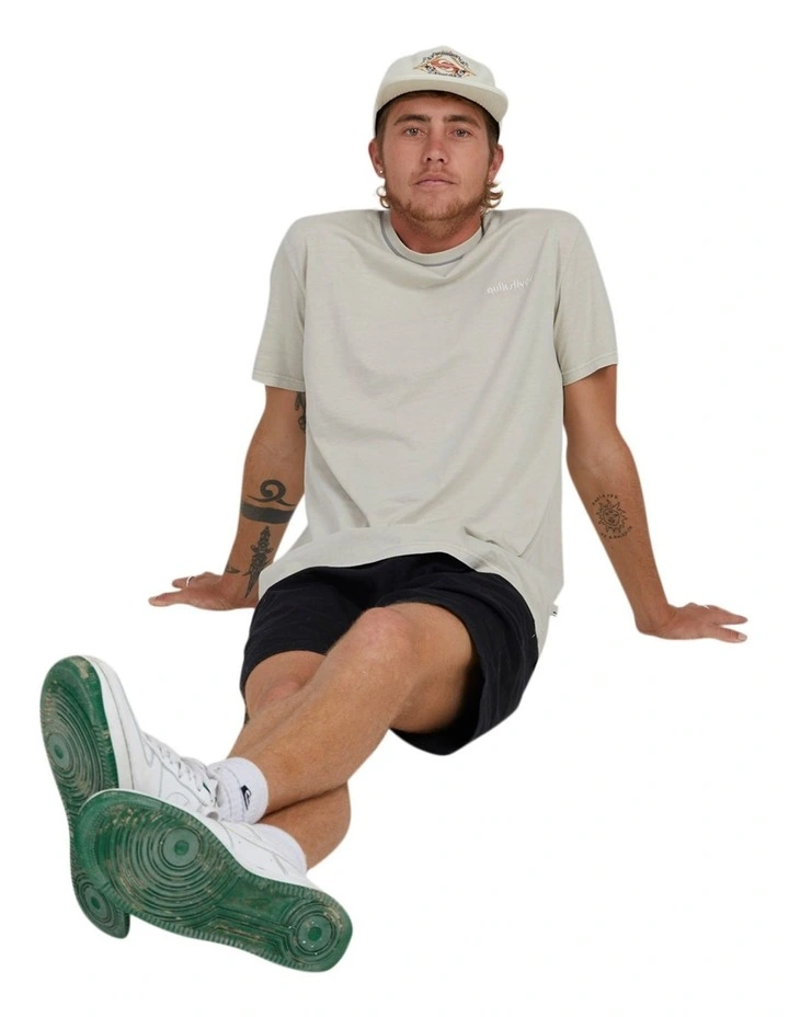 Quiksilver Glaze T-Shirt In Birch 5 Quiksilver Glaze T-Shirt In Birch - Image 3