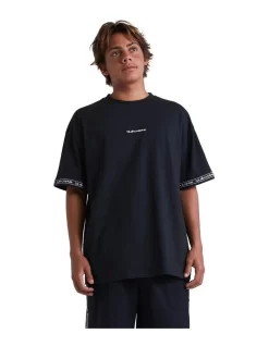 Stab X Quiksilver Shirt In Black