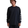 Stab X Quiksilver Long Sleeve Shirt In Black -Quiksilver 959118130 1 720x928