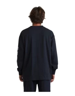Stab X Quiksilver Long Sleeve Shirt In Black -Quiksilver 959118130 3 720x928